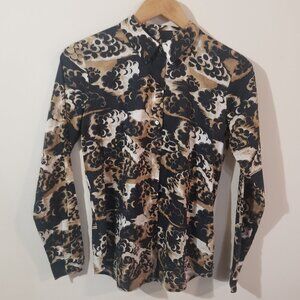 NWT Scotch & Soda - Organic Cotton Blend – Women’s Button Down Up – Slim Fit XS